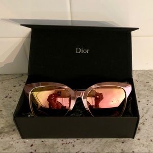 diorama caged mirrored sunglasses